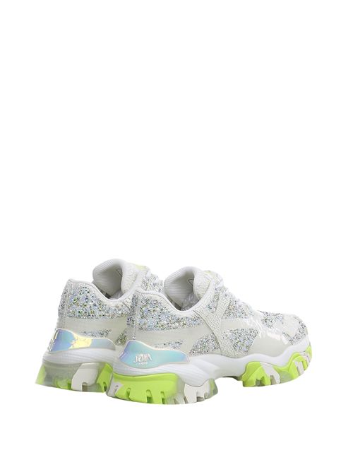 Sneakers Jewel White Lemon in tessuto con strass JOIA PARIS | 2001002LEMON